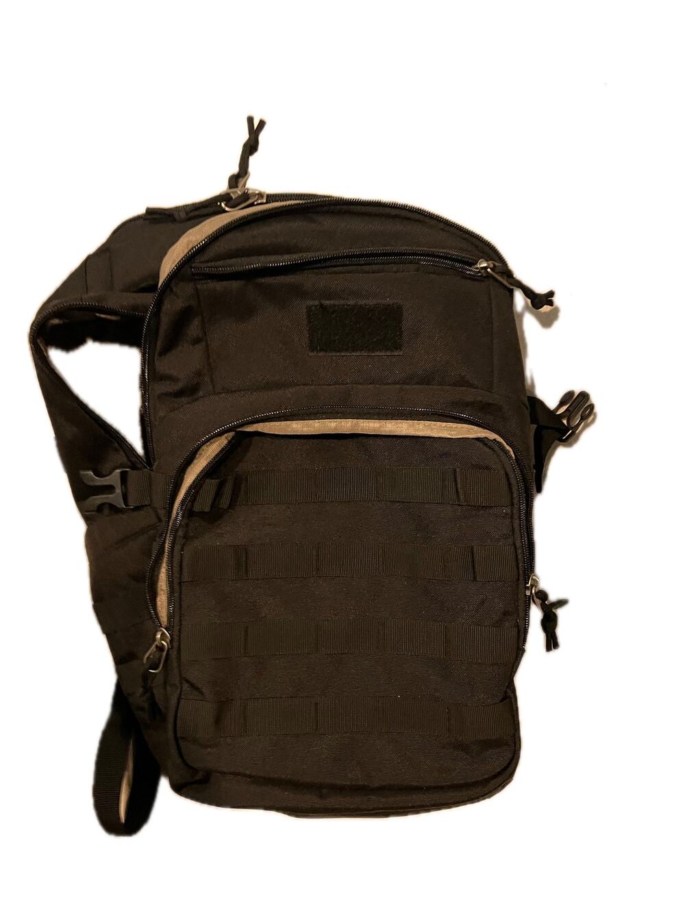 No Label 24L Computer/Tactical Backpack Black
